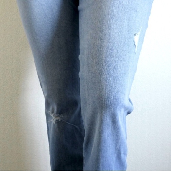 KUT from the KLOTH Jeans Women DISTRESSED REESE Ankle Straight Plus Size 16 NWT - Picture 5 of 6